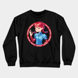 Smug Wendy's (Full size) Crewneck Sweatshirt